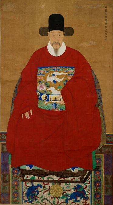 楊我行神像, Yang Woxing, ca. 1600 (Unknown Artist) Royal Ontario Museum, Toronto,  921.1.149